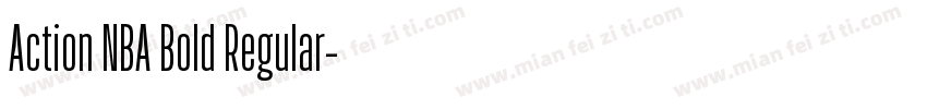 Action NBA Bold Regular字体转换